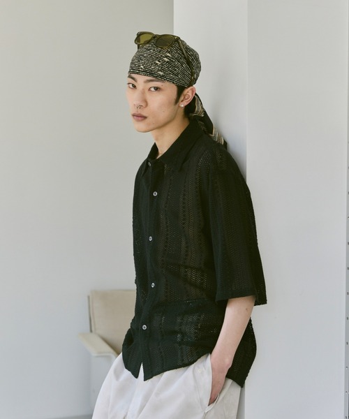 Loose Half sleeve box shirt (Assort)/ルーズハーフスリーブボックスシャツ（アソート）（シャツ/ブラウス）｜soerte（ソエルテ）