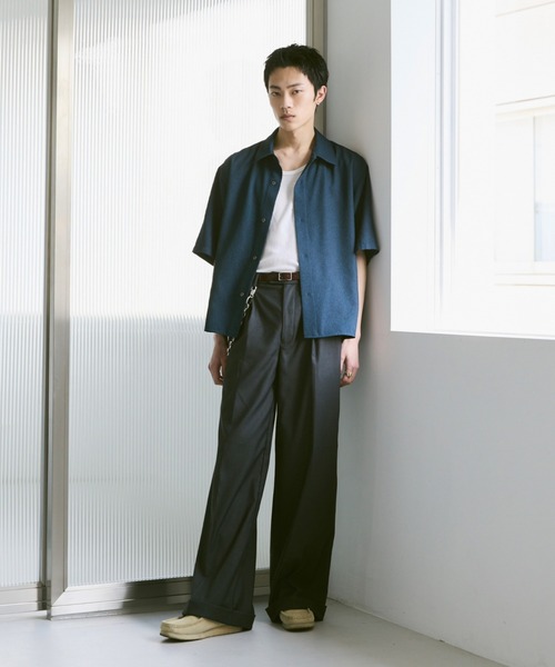 Loose Half sleeve box shirt (Assort)/ルーズハーフスリーブボックスシャツ（アソート）（シャツ/ブラウス）｜soerte（ソエルテ）