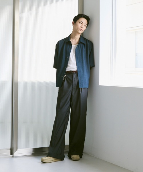 Loose Half sleeve box shirt (Assort)/ルーズハーフスリーブボックスシャツ（アソート）（シャツ/ブラウス）｜soerte（ソエルテ）