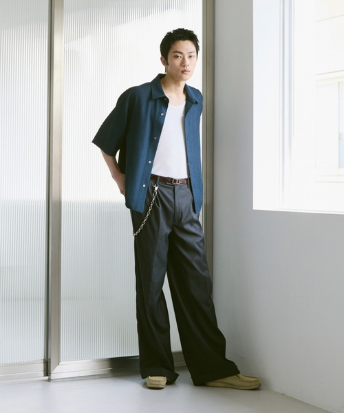 Loose Half sleeve box shirt (Assort)/ルーズハーフスリーブボックスシャツ（アソート）（シャツ/ブラウス）｜soerte（ソエルテ）