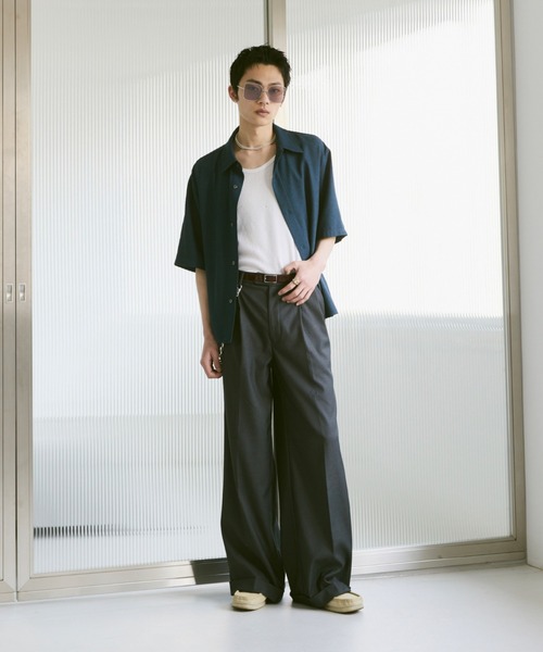 Loose Half sleeve box shirt (Assort)/ルーズハーフスリーブボックスシャツ（アソート）（シャツ/ブラウス）｜soerte（ソエルテ）