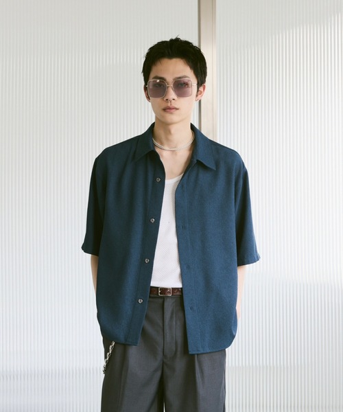 Loose Half sleeve box shirt (Assort)/ルーズハーフスリーブボックスシャツ（アソート）（シャツ/ブラウス）｜soerte（ソエルテ）