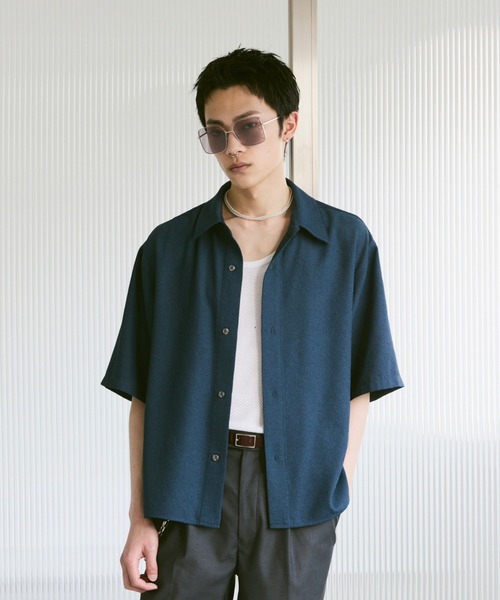 Loose Half sleeve box shirt (Assort)/ルーズハーフスリーブボックスシャツ（アソート）（シャツ/ブラウス）｜soerte（ソエルテ）