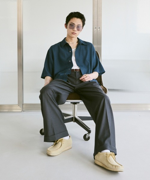 Loose Half sleeve box shirt (Assort)/ルーズハーフスリーブボックスシャツ（アソート）（シャツ/ブラウス）｜soerte（ソエルテ）