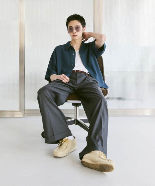 Loose Half sleeve box shirt (Assort)/ルーズハーフスリーブボックスシャツ（アソート）（シャツ/ブラウス）｜soerte（ソエルテ）