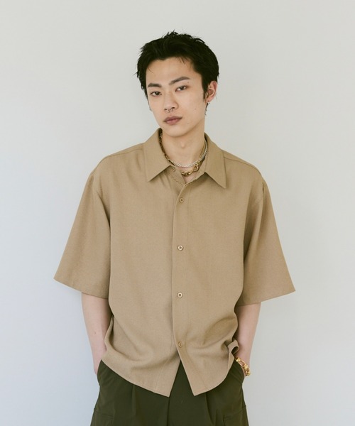 【soerte】ルーズハーフスリーブオープンカラーシャツ LOOSE H / S OPEN COLLAR SHIRT (ASSORT)/ルーズハーフスリーブ