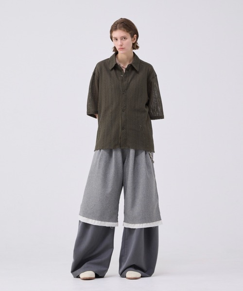Loose Half sleeve box shirt (Assort)/ルーズハーフスリーブ