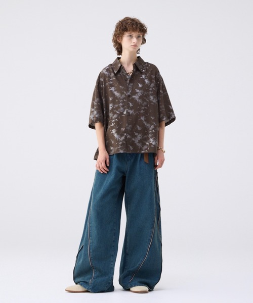Loose Half sleeve box shirt (Assort)/ルーズハーフスリーブ