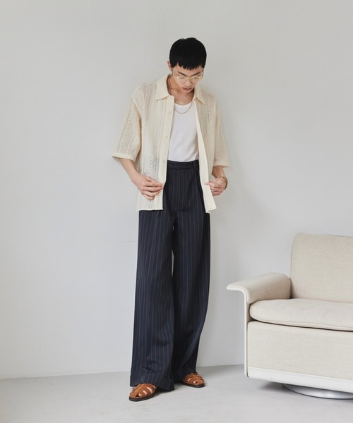 Loose Half sleeve box shirt (Assort)/ルーズハーフスリーブボックスシャツ（アソート）（シャツ/ブラウス）｜soerte（ソエルテ）