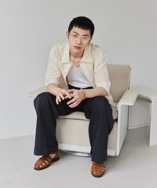 Loose Half sleeve box shirt (Assort)/ルーズハーフスリーブボックスシャツ（アソート）（シャツ/ブラウス）｜soerte（ソエルテ）