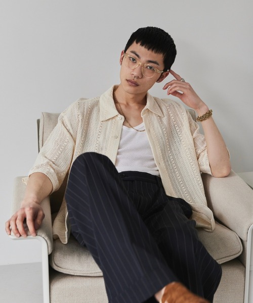 Loose Half sleeve box shirt (Assort)/ルーズハーフスリーブボックスシャツ（アソート）（シャツ/ブラウス）｜soerte（ソエルテ）