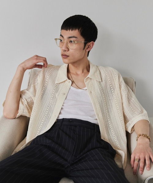 Loose Half sleeve box shirt (Assort)/ルーズハーフスリーブボックスシャツ（アソート）（シャツ/ブラウス）｜soerte（ソエルテ）