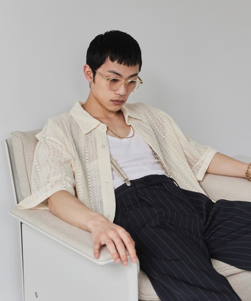 Loose Half sleeve box shirt (Assort)/ルーズハーフスリーブボックスシャツ（アソート）（シャツ/ブラウス）｜soerte（ソエルテ）