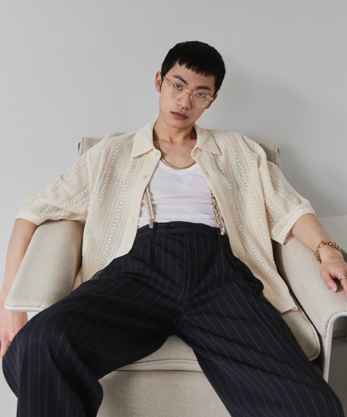 Loose Half sleeve box shirt (Assort)/ルーズハーフスリーブボックスシャツ（アソート）（シャツ/ブラウス）｜soerte（ソエルテ）