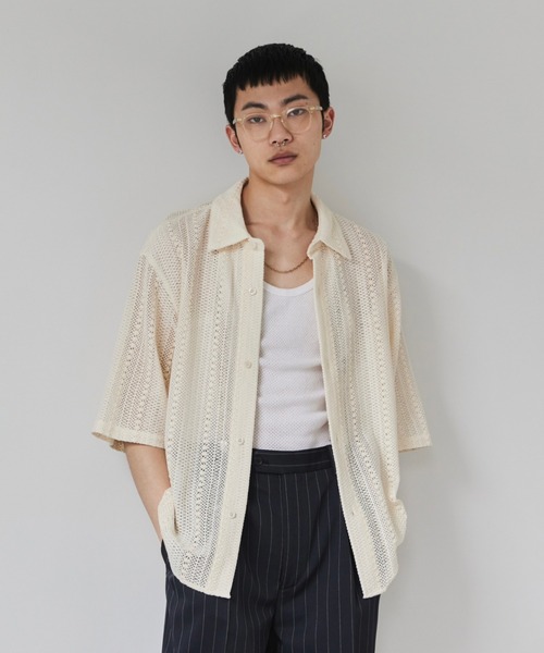 Loose Half sleeve box shirt (Assort)/ルーズハーフスリーブボックスシャツ（アソート）（シャツ/ブラウス）｜soerte（ソエルテ）