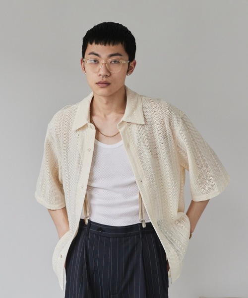 Loose Half sleeve box shirt (Assort)/ルーズハーフスリーブボックスシャツ（アソート）（シャツ/ブラウス）｜soerte（ソエルテ）