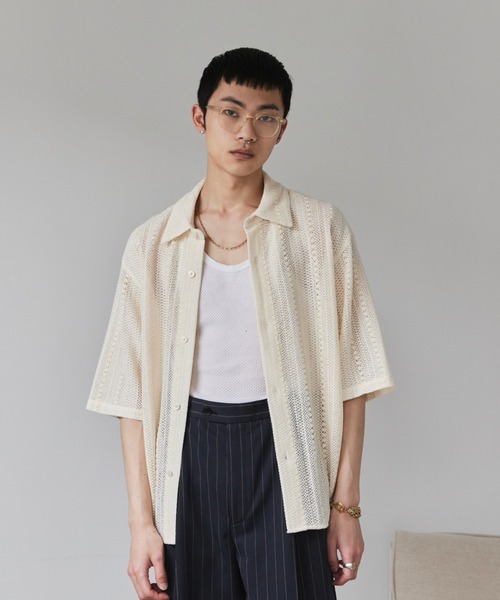 Loose Half sleeve box shirt (Assort)/ルーズハーフスリーブボックスシャツ（アソート）（シャツ/ブラウス）｜soerte（ソエルテ）