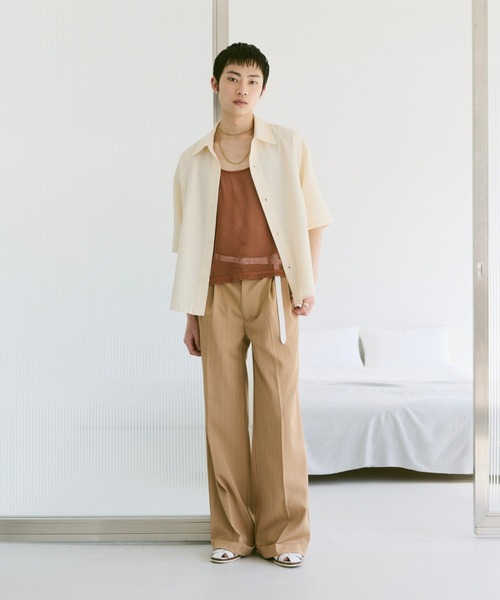 Loose Half sleeve box shirt (Assort)/ルーズハーフスリーブボックスシャツ（アソート）（シャツ/ブラウス）｜soerte（ソエルテ）