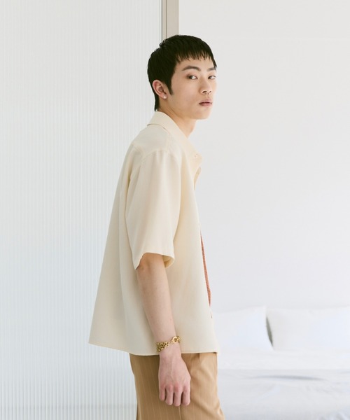 Loose Half sleeve box shirt (Assort)/ルーズハーフスリーブボックスシャツ（アソート）（シャツ/ブラウス）｜soerte（ソエルテ）