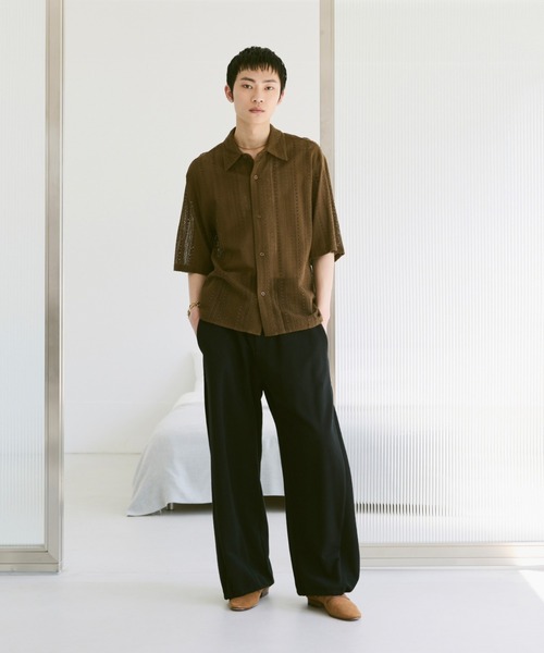 Loose Half sleeve box shirt (Assort)/ルーズハーフスリーブボックスシャツ（アソート）（シャツ/ブラウス）｜soerte（ソエルテ）