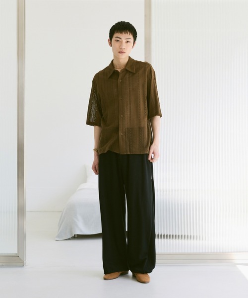 Loose Half sleeve box shirt (Assort)/ルーズハーフスリーブボックスシャツ（アソート）（シャツ/ブラウス）｜soerte（ソエルテ）