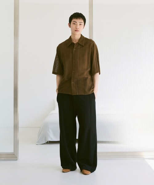 Loose Half sleeve box shirt (Assort)/ルーズハーフスリーブボックスシャツ（アソート）（シャツ/ブラウス）｜soerte（ソエルテ）