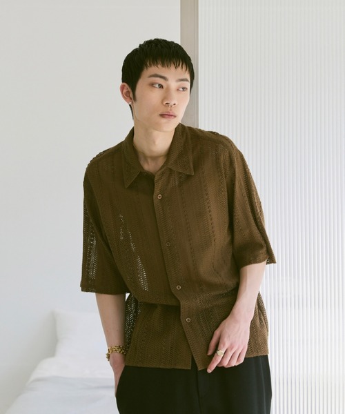 Loose Half sleeve box shirt (Assort)/ルーズハーフスリーブボックスシャツ（アソート）（シャツ/ブラウス）｜soerte（ソエルテ）