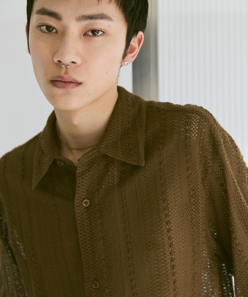 Loose Half sleeve box shirt (Assort)/ルーズハーフスリーブボックスシャツ（アソート）（シャツ/ブラウス）｜soerte（ソエルテ）