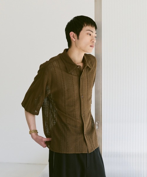 Loose Half sleeve box shirt (Assort)/ルーズハーフスリーブボックスシャツ（アソート）（シャツ/ブラウス）｜soerte（ソエルテ）