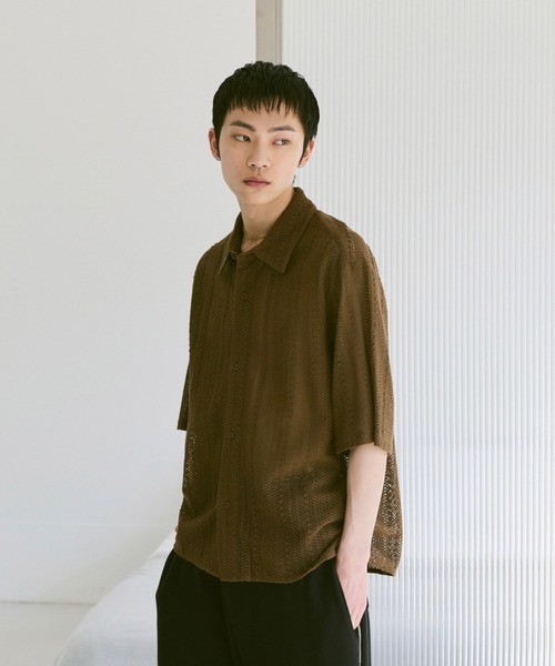 Loose Half sleeve box shirt (Assort)/ルーズハーフスリーブボックスシャツ（アソート）（シャツ/ブラウス）｜soerte（ソエルテ）