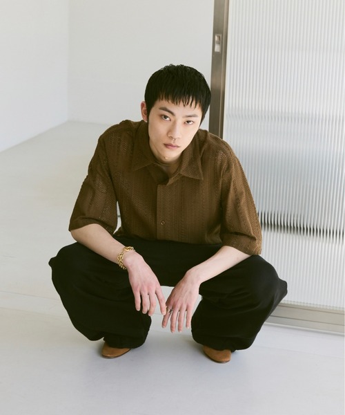 Loose Half sleeve box shirt (Assort)/ルーズハーフスリーブボックスシャツ（アソート）（シャツ/ブラウス）｜soerte（ソエルテ）