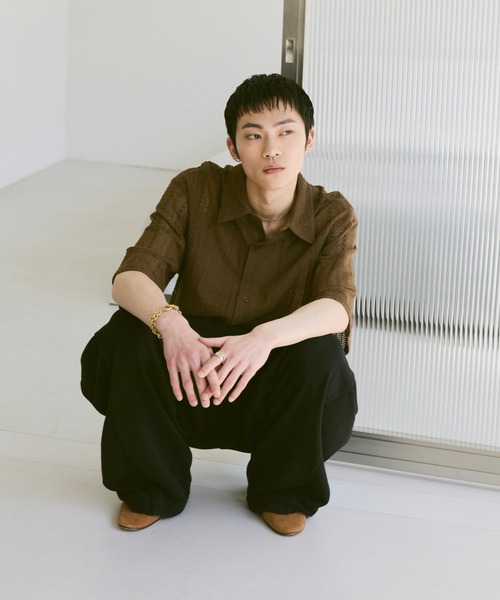 Loose Half sleeve box shirt (Assort)/ルーズハーフスリーブボックスシャツ（アソート）（シャツ/ブラウス）｜soerte（ソエルテ）