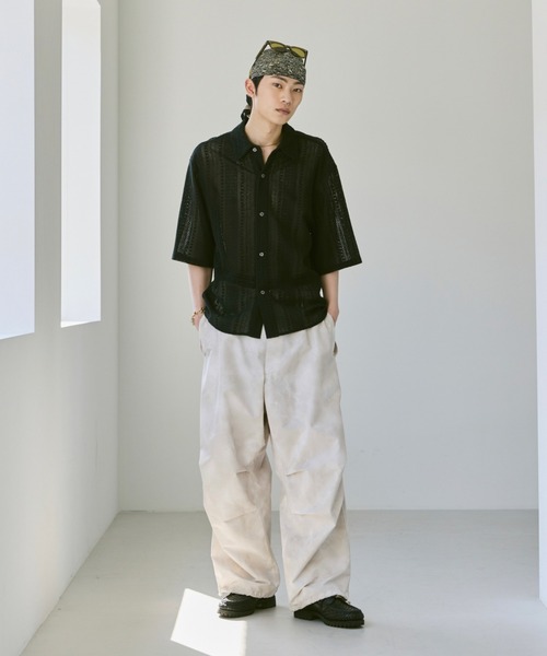 Loose Half sleeve box shirt (Assort)/ルーズハーフスリーブボックスシャツ（アソート）（シャツ/ブラウス）｜soerte（ソエルテ）