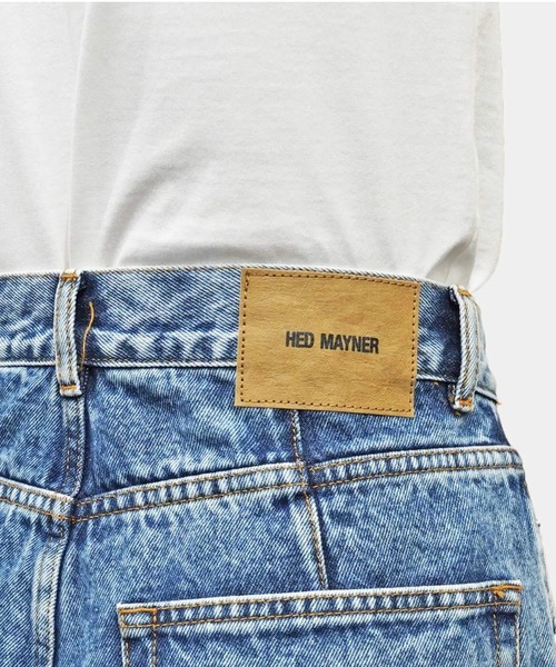 HED MAYNER（ヘドメイナー）の「【HED MAYNER】 PLEATED DENIM（デニムパンツ・メンズ・ブルー・MEDIUM/LARGE/SMALL）」の5枚目の写真