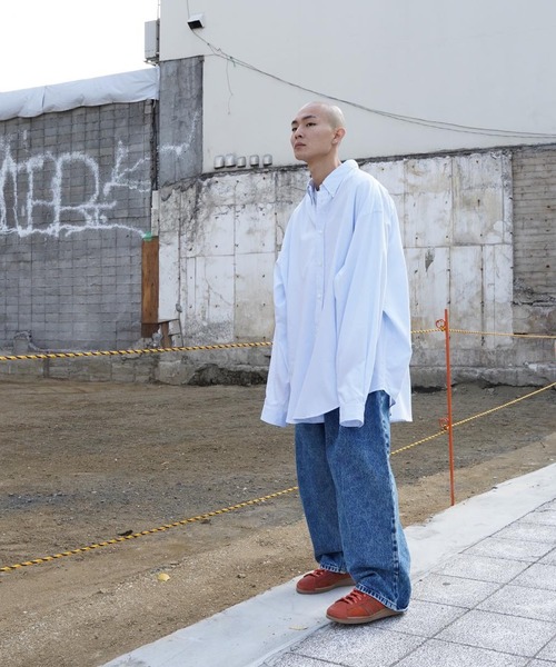 HED MAYNER（ヘドメイナー）の「【HED MAYNER】 PLEATED DENIM（デニムパンツ・メンズ・ブルー・MEDIUM/LARGE/SMALL）」の12枚目の写真