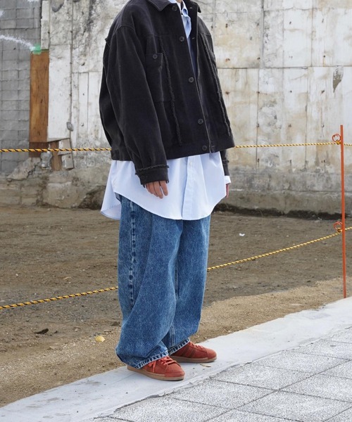 HED MAYNER（ヘドメイナー）の「【HED MAYNER】 PLEATED DENIM（デニムパンツ・メンズ・ブルー・MEDIUM/LARGE/SMALL）」の13枚目の写真