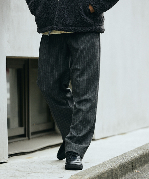 JOURNAL STANDARD relume（ジャーナルスタンダード　レリューム）の「BRUSHED TR 2TUCK SLACKS（スラックス・メンズ・グレー/ベージュ/チャコールグレー・LARGE/MEDIUM）」の16枚目の写真