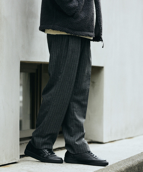 JOURNAL STANDARD relume（ジャーナルスタンダード　レリューム）の「BRUSHED TR 2TUCK SLACKS（スラックス・メンズ・グレー/ベージュ/チャコールグレー・LARGE/MEDIUM）」の18枚目の写真