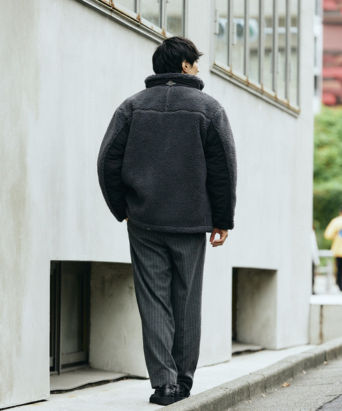 JOURNAL STANDARD relume（ジャーナルスタンダード　レリューム）の「BRUSHED TR 2TUCK SLACKS（スラックス・メンズ・グレー/ベージュ/チャコールグレー・LARGE/MEDIUM）」の20枚目の写真