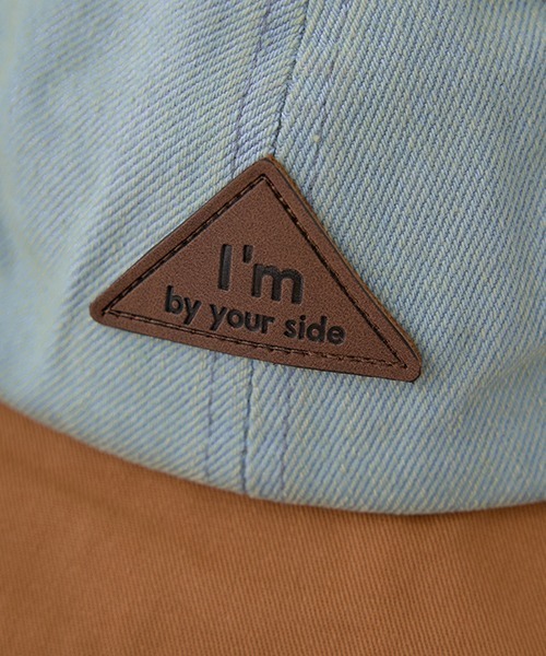 b・ROOM(ビールーム)の「デニムバイカラーキャップ(キャップ・キッズ・キャメル/マスタード・54cm)」の10枚目の写真