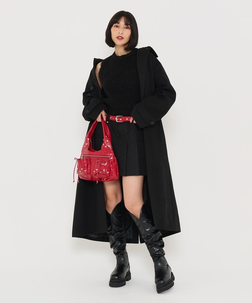 TINA:JOJUN(ティーナジョジュン)の「プリーツ ミニスカート TINA:JOJUN(スカート・レディース・ブラック/ピンク/ベージュ・S/M)」の11枚目の写真