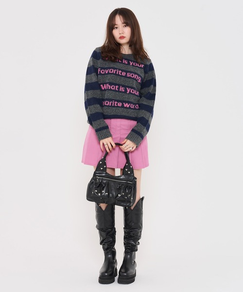 TINA:JOJUN(ティーナジョジュン)の「プリーツ ミニスカート TINA:JOJUN(スカート・レディース・ブラック/ピンク/ベージュ・S/M)」の19枚目の写真