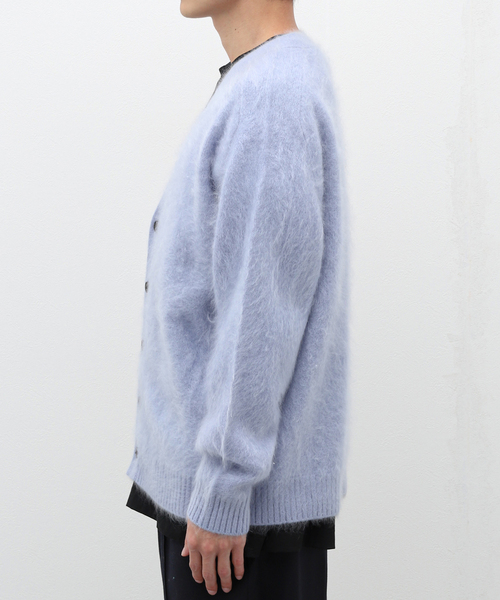 EDIFICE【LA BOUCLE /ラブークル】ファー カシミヤ カーディガン