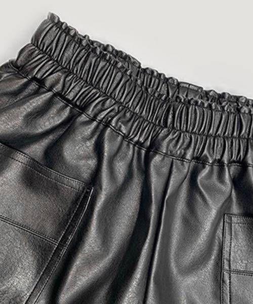 セール】レザー ショートパンツ レディース（その他パンツ