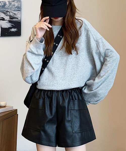 Miniministore(ミニミニストア)の「レザー ショートパンツ レディース(その他パンツ・レディース・ブラック・S/L/M)」の4枚目の写真