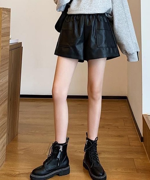 Miniministore(ミニミニストア)の「レザー ショートパンツ レディース(その他パンツ・レディース・ブラック・S/L/M)」の5枚目の写真