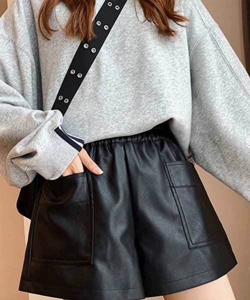 Miniministore(ミニミニストア)の「レザー ショートパンツ レディース(その他パンツ・レディース・ブラック・S/L/M)」の6枚目の写真