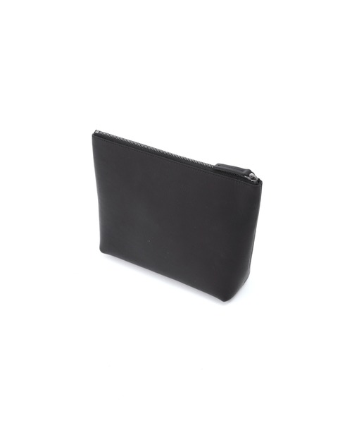 MARGARET HOWELL（マーガレットハウエル）の「VEGITABLE TANNED LEATHER（ポーチ・レディース・ブラック・FREE）」の2枚目の写真