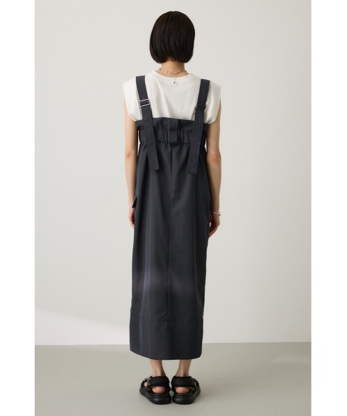 crie conforto（クリーコンフォルト）の「2WAYカーゴジャンパースカート（ジャンパースカート・レディース・ライトカーキ/チャコールグレー・FREE）」の11枚目の写真