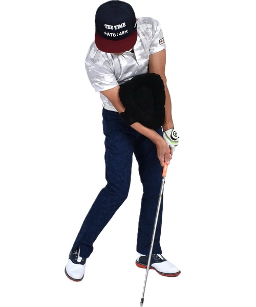 COMON GOLF（コモンゴルフ）の「三角形バルーンクッション スイングトレーナー（ゴルフグッズ・メンズ・グレー/ブラック・FREE）」の3枚目の写真